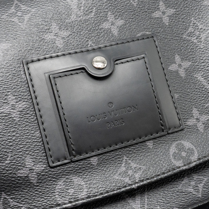 Louis Vuitton Messenger Voyager PM Monogram Canvas Black SHW
