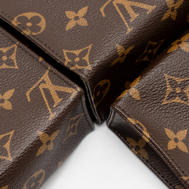 Louis Vuitton Trio Toilet Pouch Monogram Canvas GHW