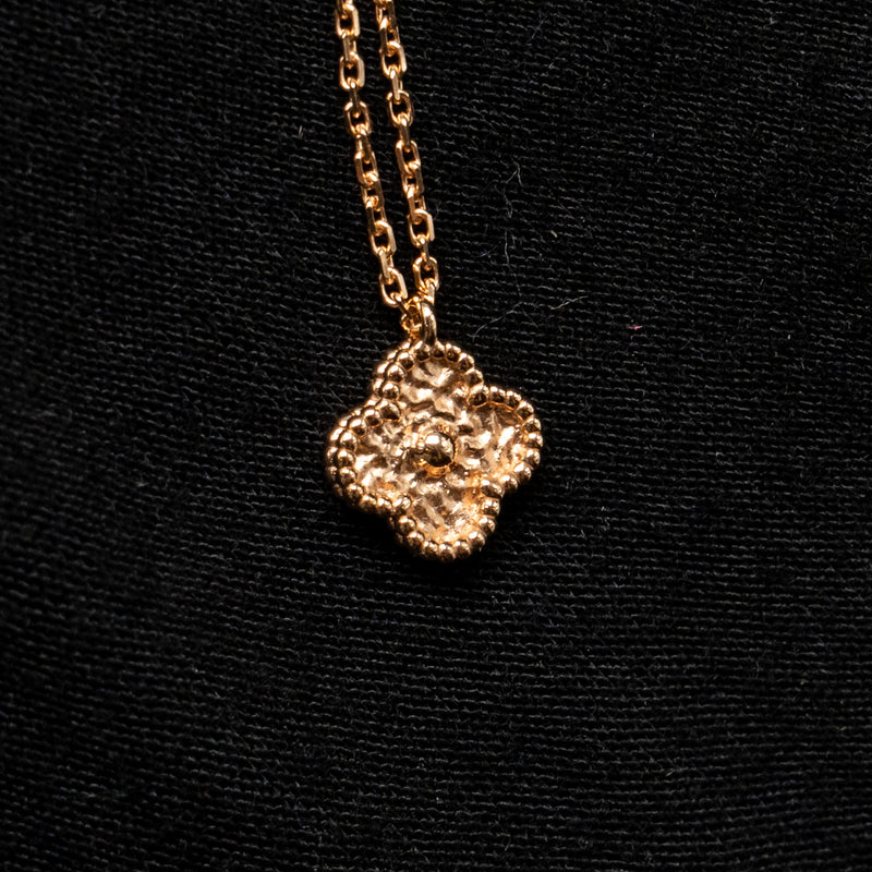 Van Cleef & Arpels Sweet Alhambra Pendant Rose Gold