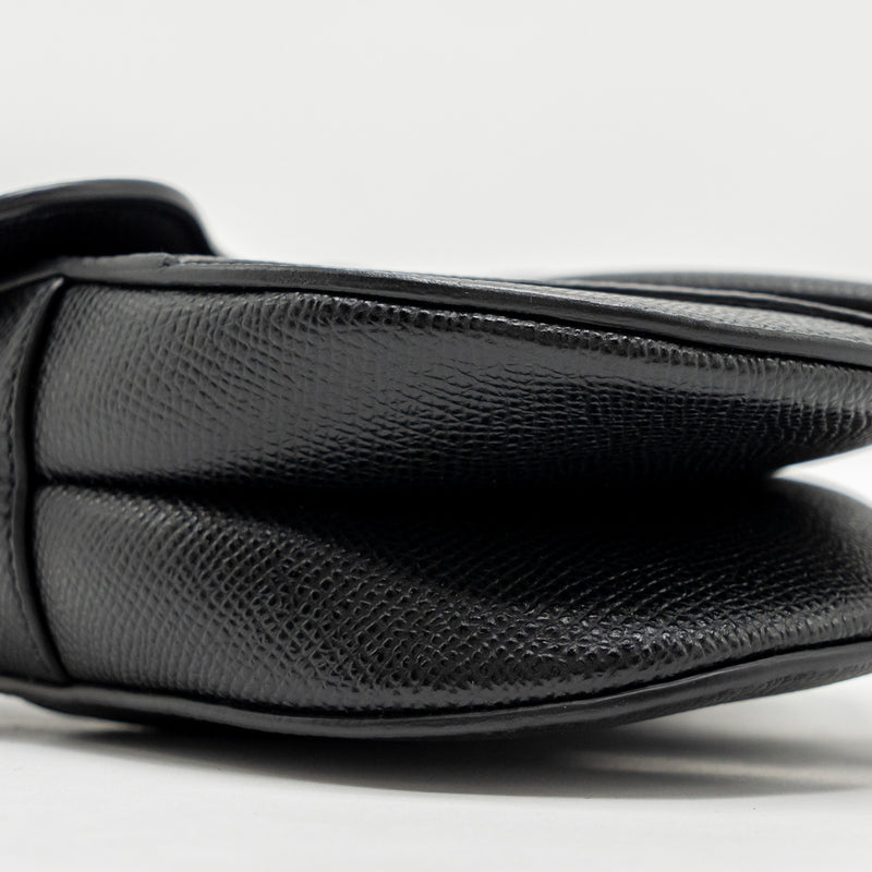 Dior Mini Saddle Bag Calfskin Black GHW
