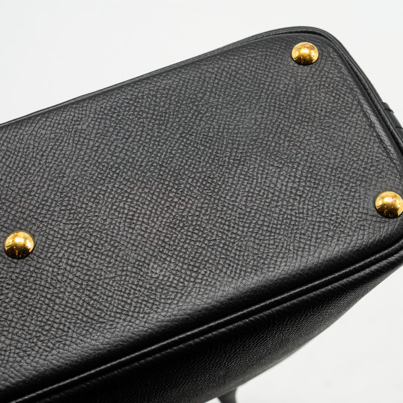 Hermes Bolide 27 Epsom Black GHW Stamp C