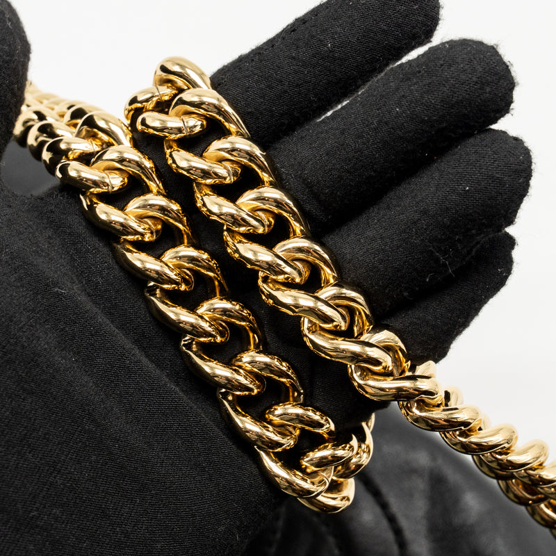 Chanel Rodeo Drive Flap Bag Calfskin Black GHW