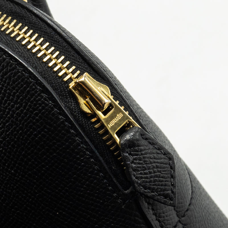Hermes Bolide 27 Epsom Black GHW Stamp C