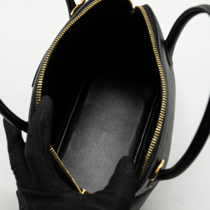 Hermes Bolide 27 Epsom Black GHW Stamp C