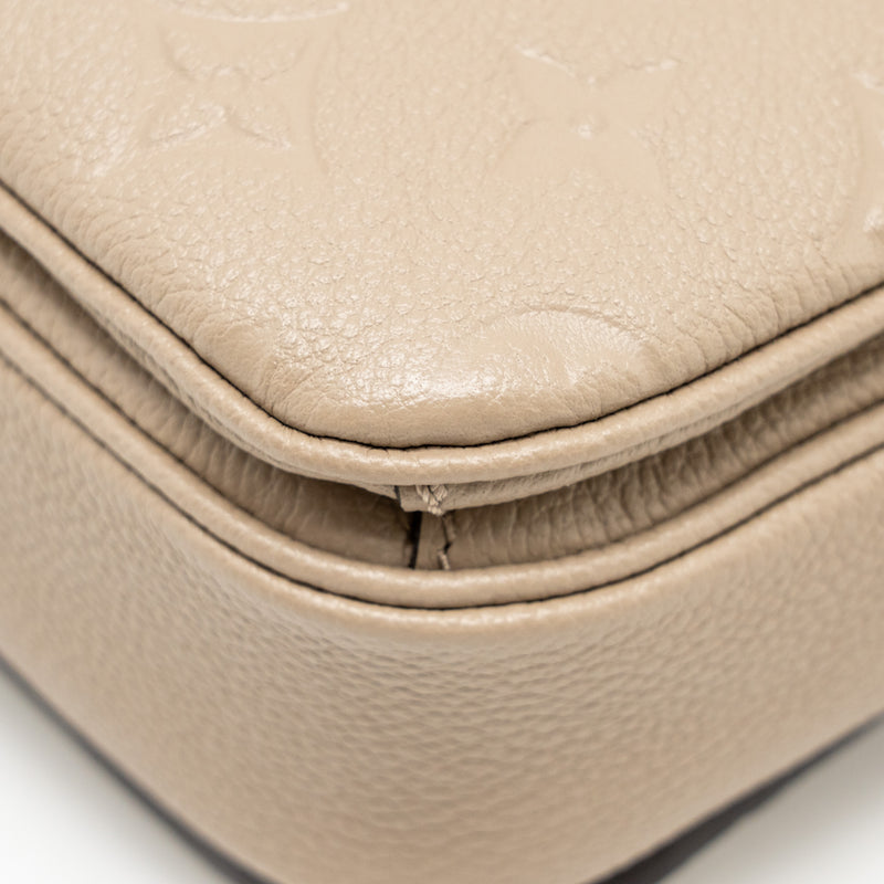 Louis Vuitton Pochette Metis Monogram Empreinte Tourterelle GHW