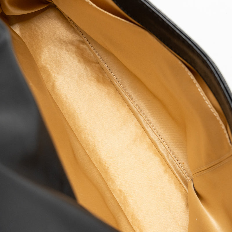 Chanel Rodeo Drive Flap Bag Calfskin Black GHW