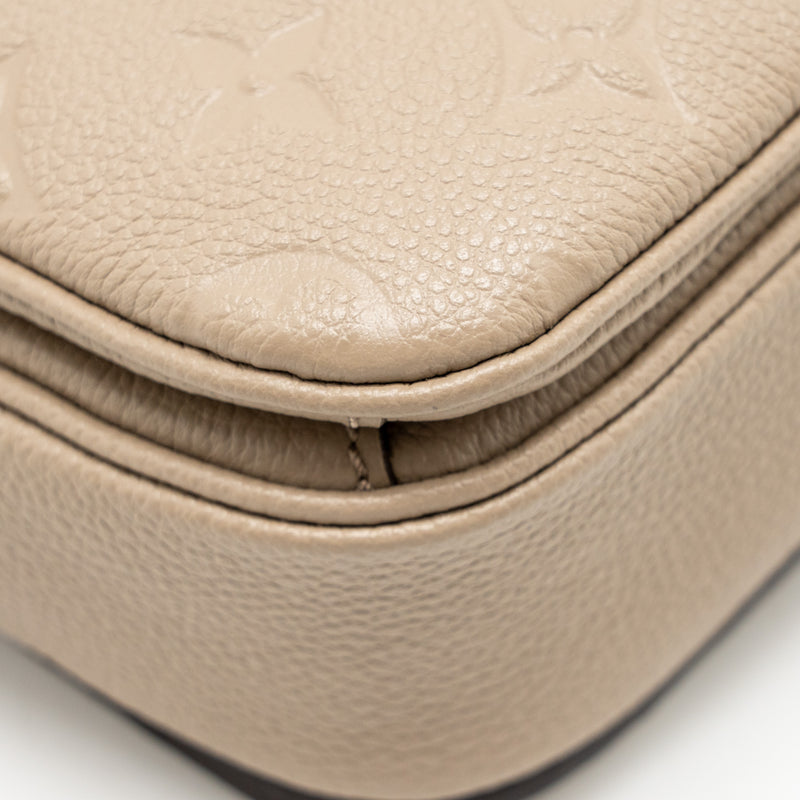 Louis Vuitton Pochette Metis Monogram Empreinte Tourterelle GHW