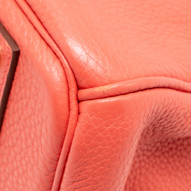 Hermes Birkin 40 Clemence Bougainvillier GHW Stamp Square M