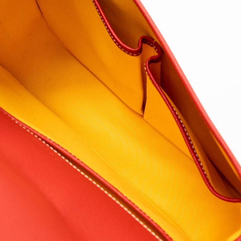 Goyard Belvedere MM Messenger Bag Goyardine Canvas/Calfskin Red SHW