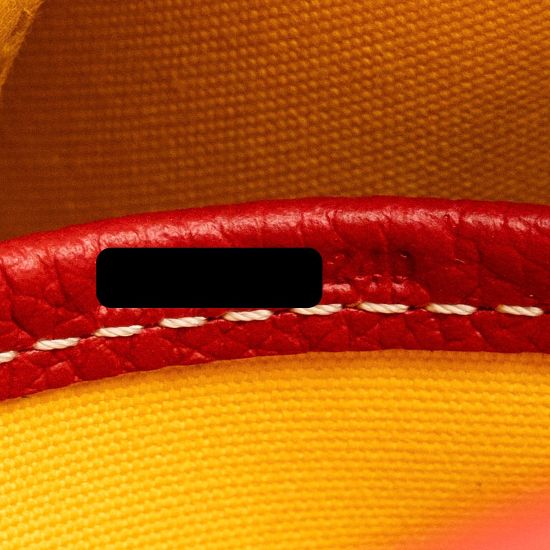 Goyard Belvedere MM Messenger Bag Goyardine Canvas/Calfskin Red SHW