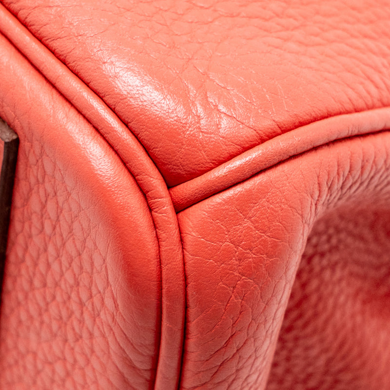 Hermes Birkin 40 Clemence Bougainvillier GHW Stamp Square M