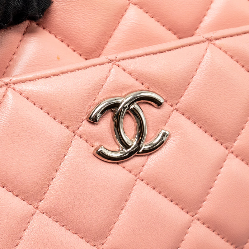 Chanel CC Camera Case with Chain Lambskin Pink SHW