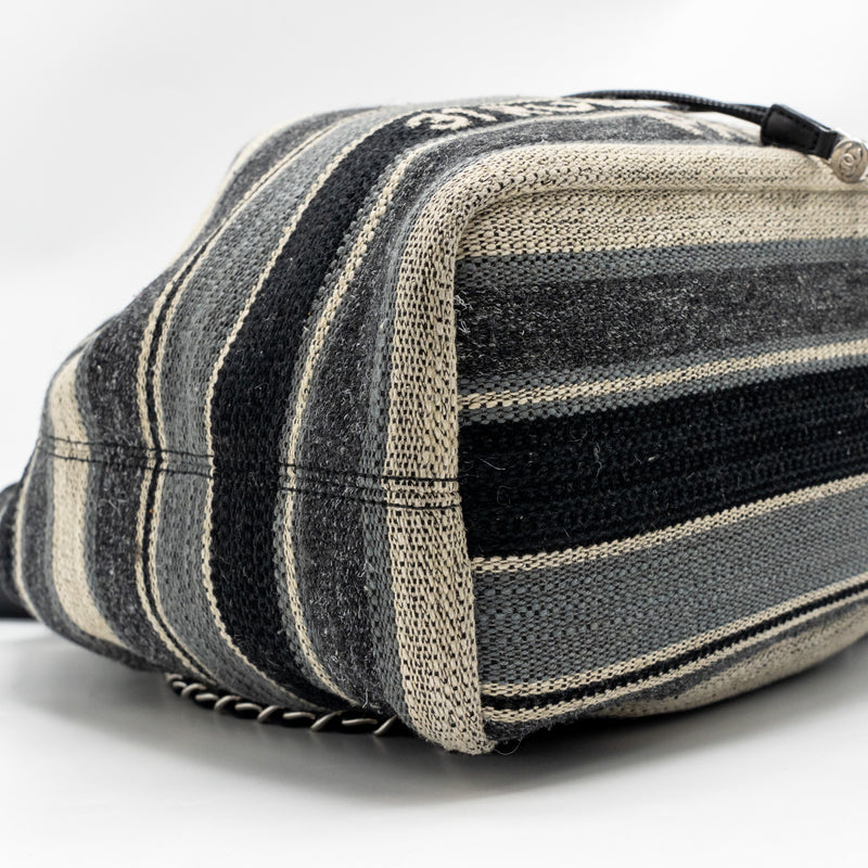Chanel 31 Rue Cambon Bucket Backpack Fabric Multicolour SHW