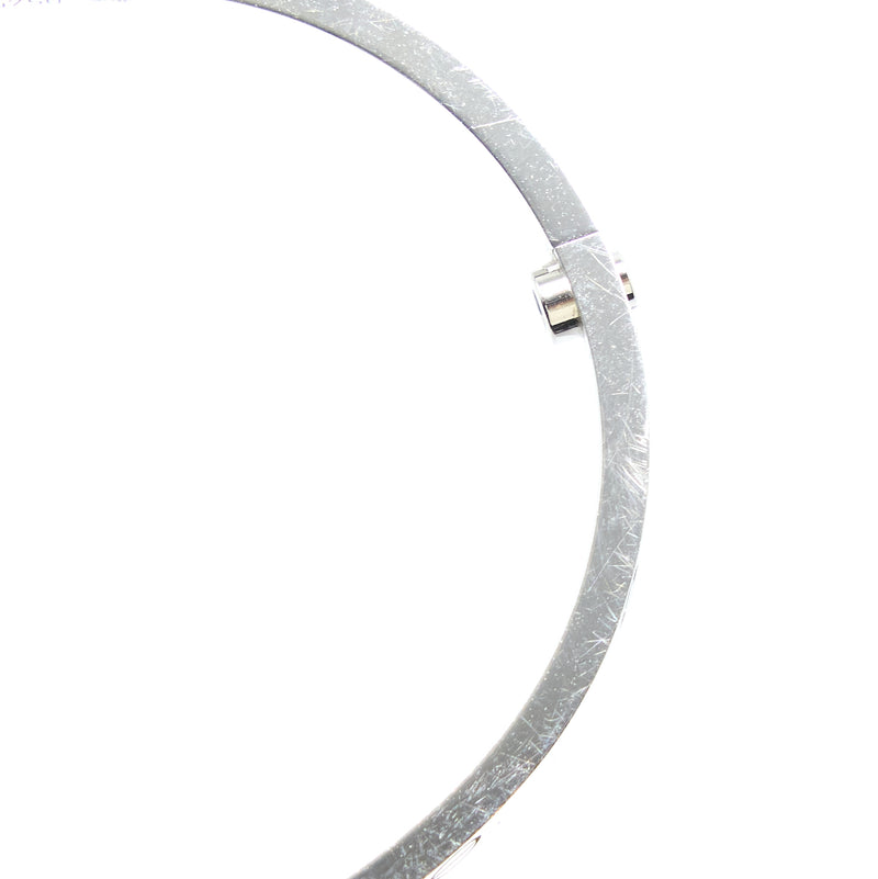 Cartier Size 15 Love Bracelet Small Model White Gold 6 Diamonds
