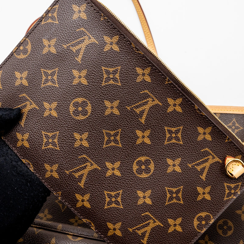 Louis Vuitton Neverfull MM Monogram Canvas GHW(new version)