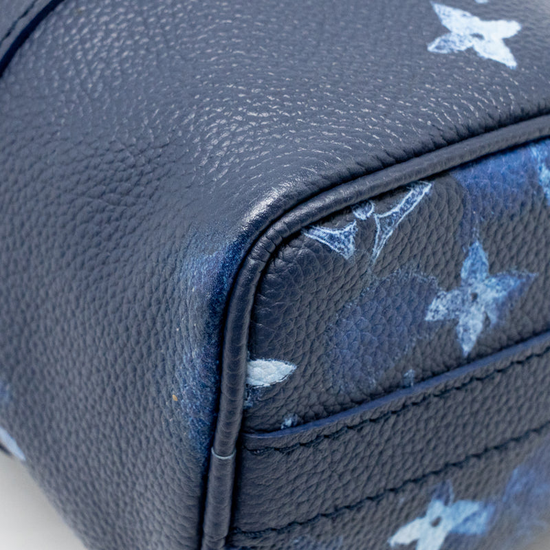 Louis Vuitton Keepall XS calfskin watercolour navy SHW