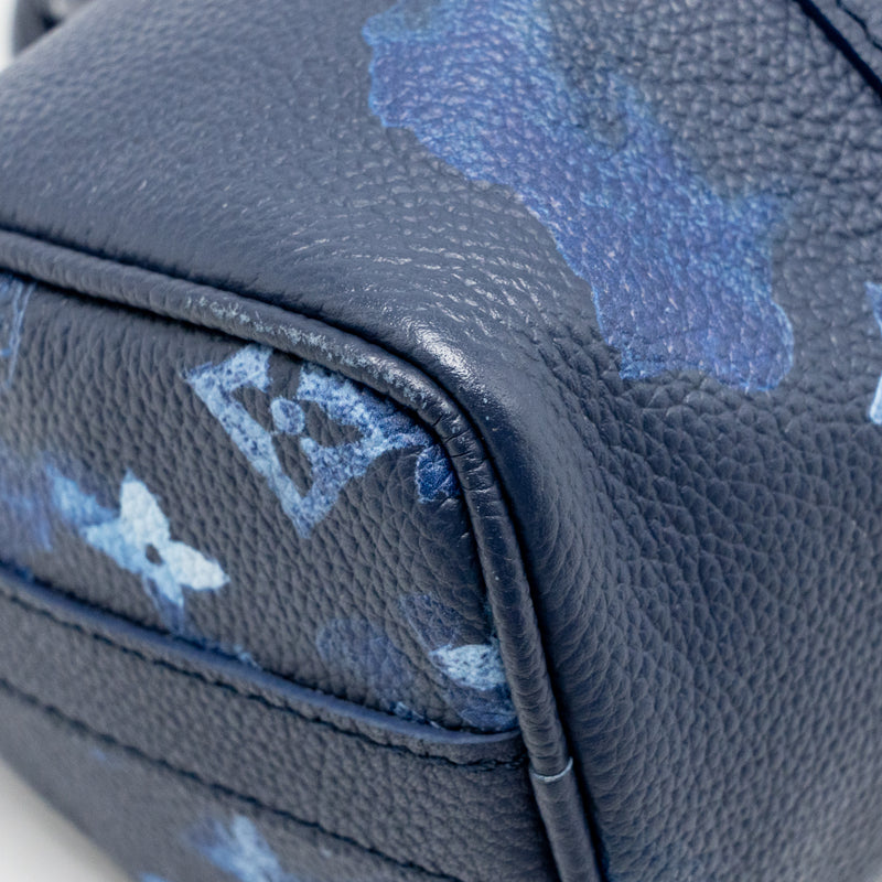 Louis Vuitton Keepall XS calfskin watercolour navy SHW