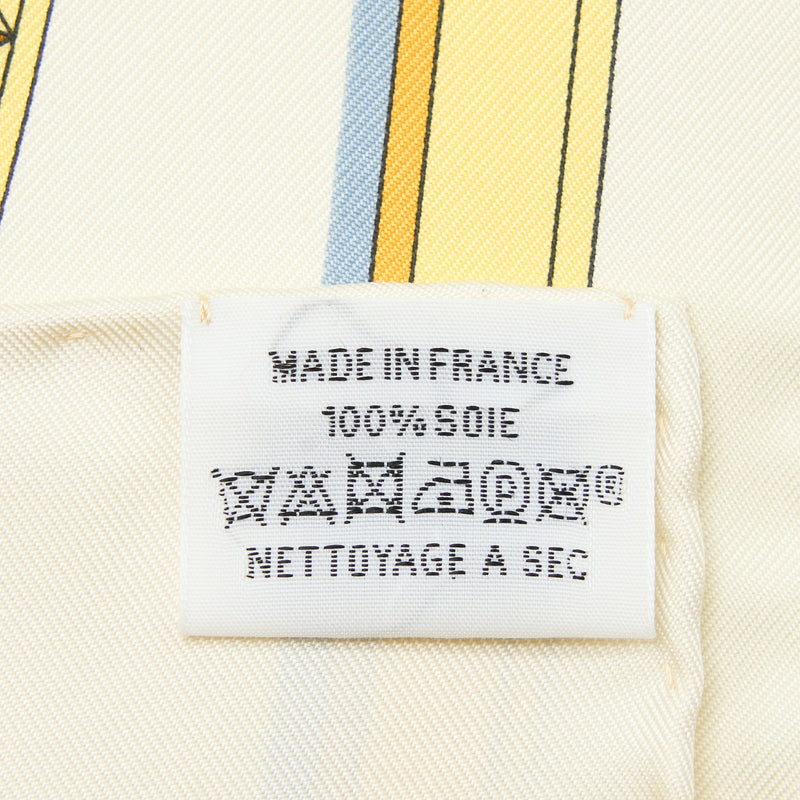 Hermes 90x90CM Silk Scarf Grand Apparat Multicolour