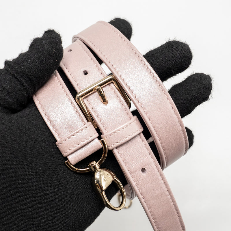Dior Medium Lady Dior Lambskin Iridescent Pink LGHW