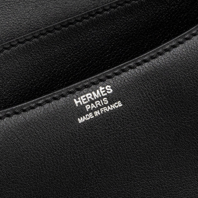 Hermes constance 24 Swift black SHW stamp square O