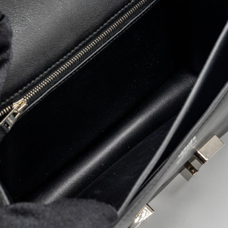 Hermes constance 24 Swift black SHW stamp square O