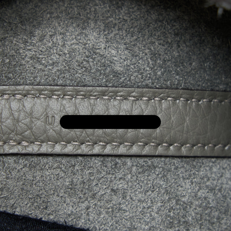 Hermes Picotin 18 Lock Bag Clemence 0L Gris Meyer GHW Stamp U
