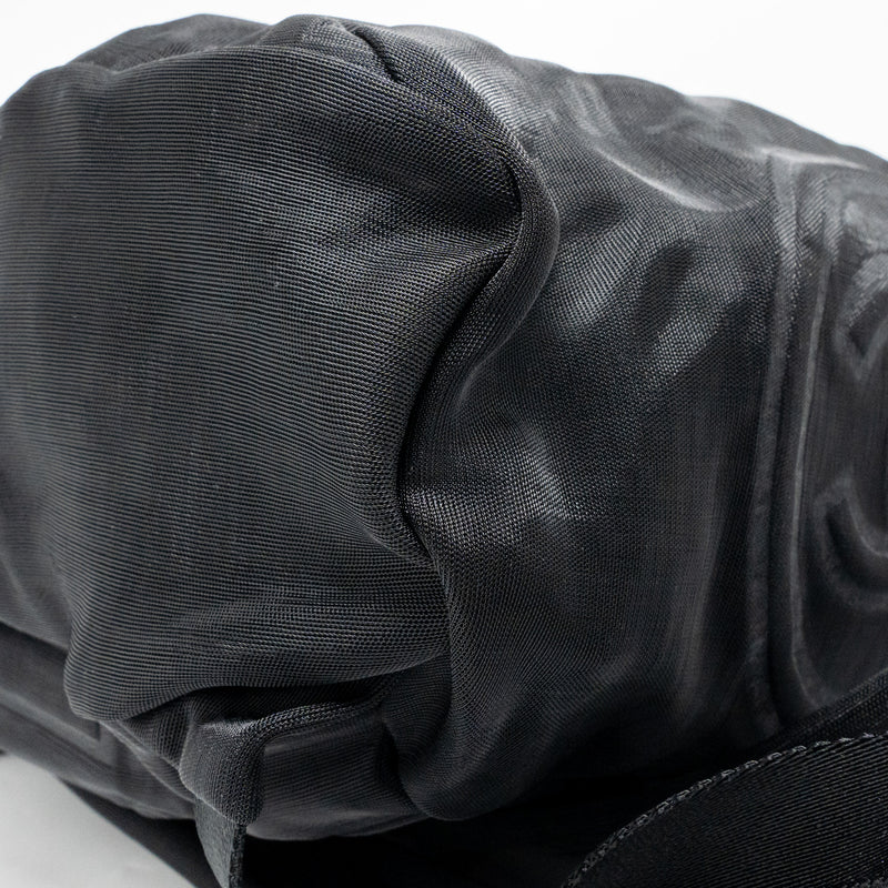 Chanel coco neige Backpack mesh black SHW