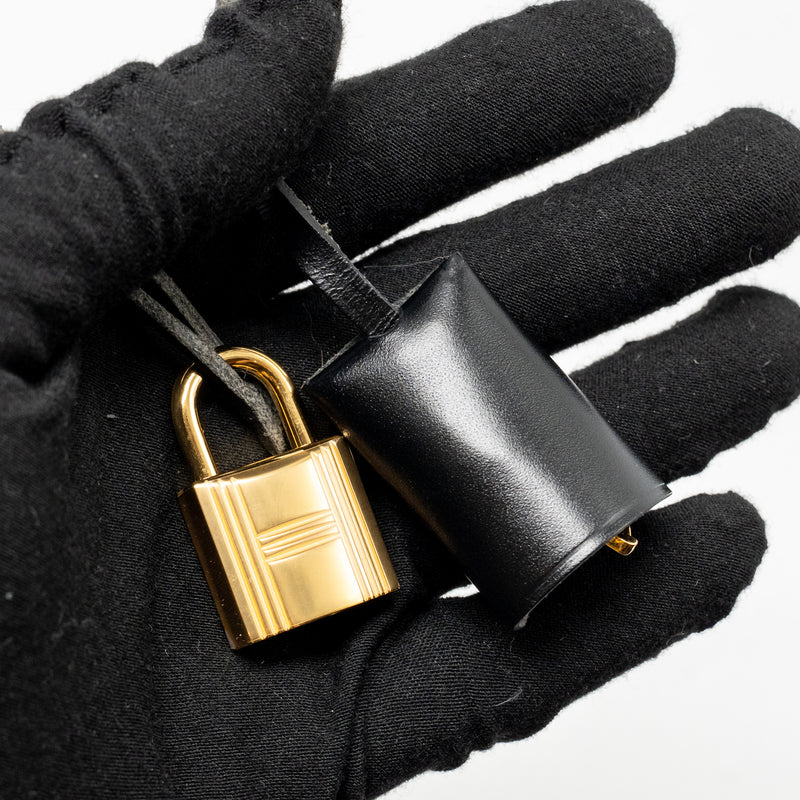 Hermes Herbag 31 Zip Bag Canvas/Hunter Leather Black GHW Stamp Z