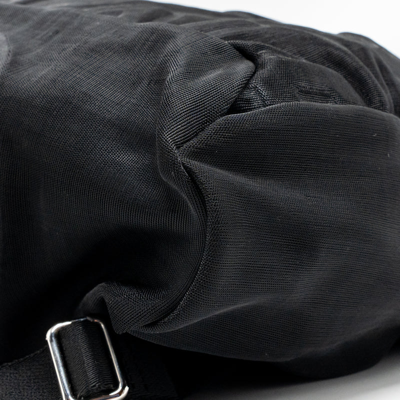 Chanel coco neige Backpack mesh black SHW