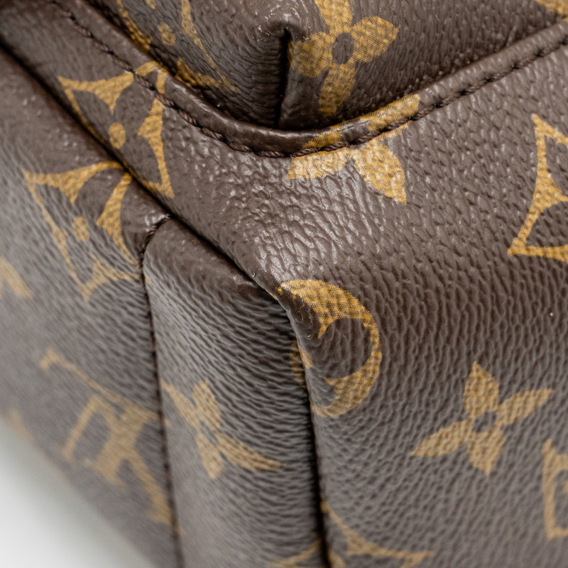 Louis Vuitton Mini Palm Spring Backpack Monogram CANVAS GHW