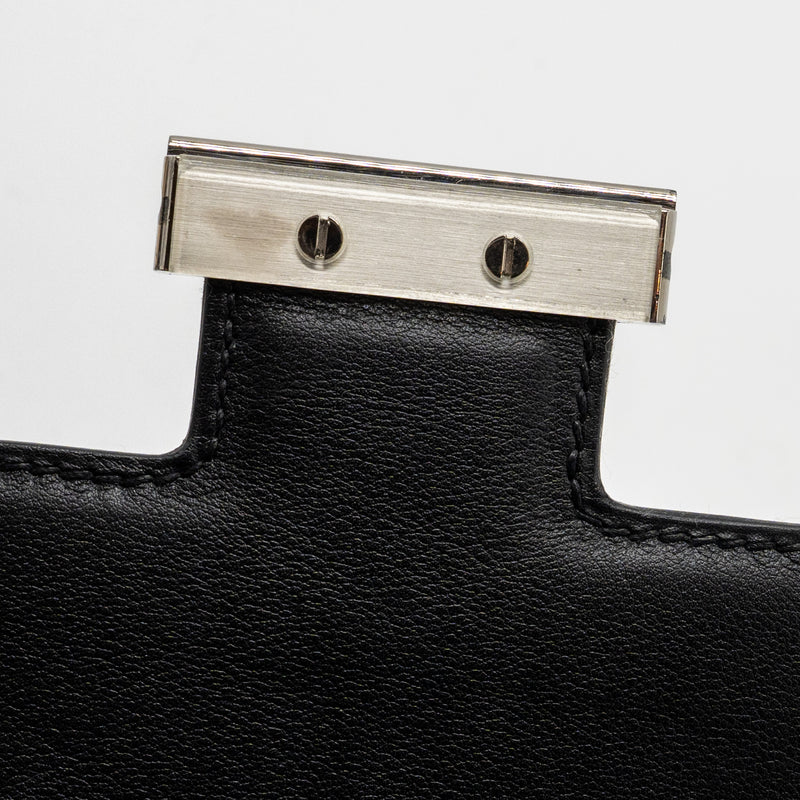 Hermes constance 24 Swift black SHW stamp square O