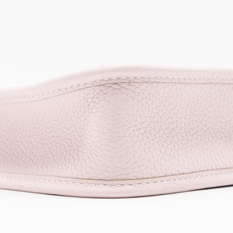 Hermes Mini Evelyne Clemence Mauve Pale SHW Stamp W
