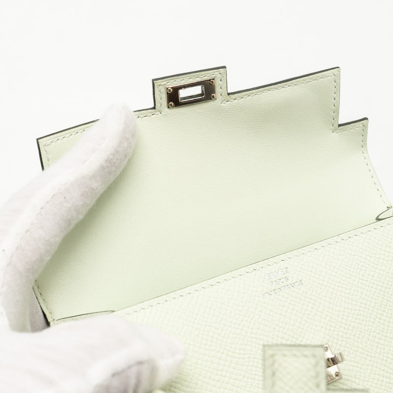 Hermes Kelly Dole Picto Epsom vert fizz / nata / rose Texas SHW stamp B