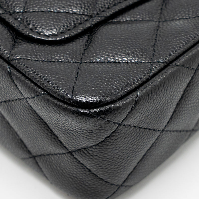 Chanel 25A Clutch with Chain Bag Caviar Black LGHW