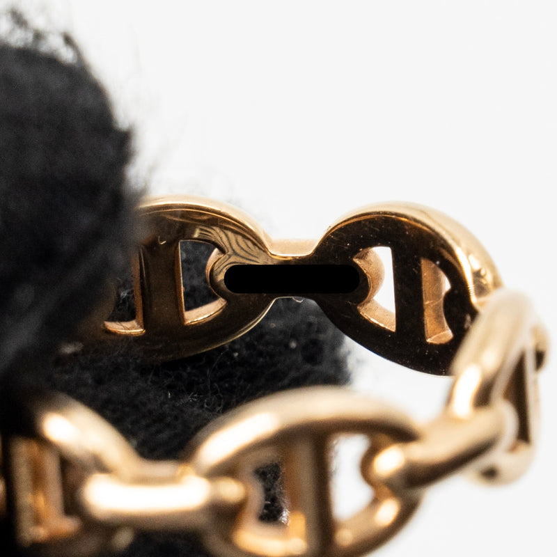 Hermes Size 50 Chaine D’ancre Enchainee ring, Small Model, Rose Gold