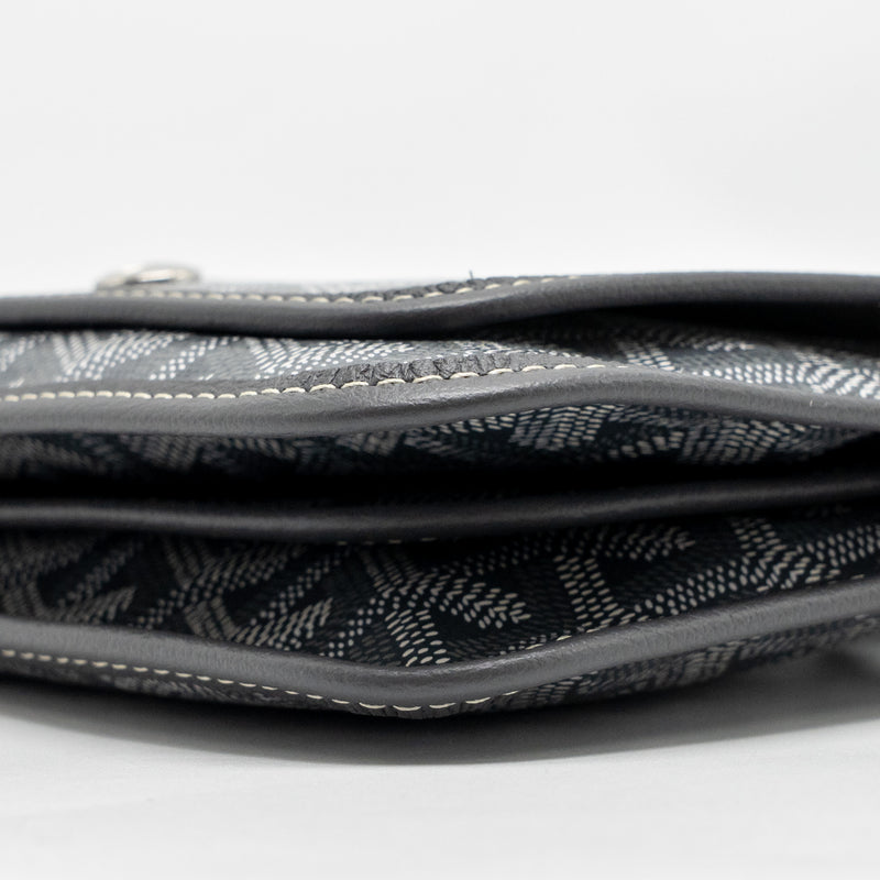 Goyard Portefeuille Pochette Plumet goyardine canvas / calfskin grey SHW