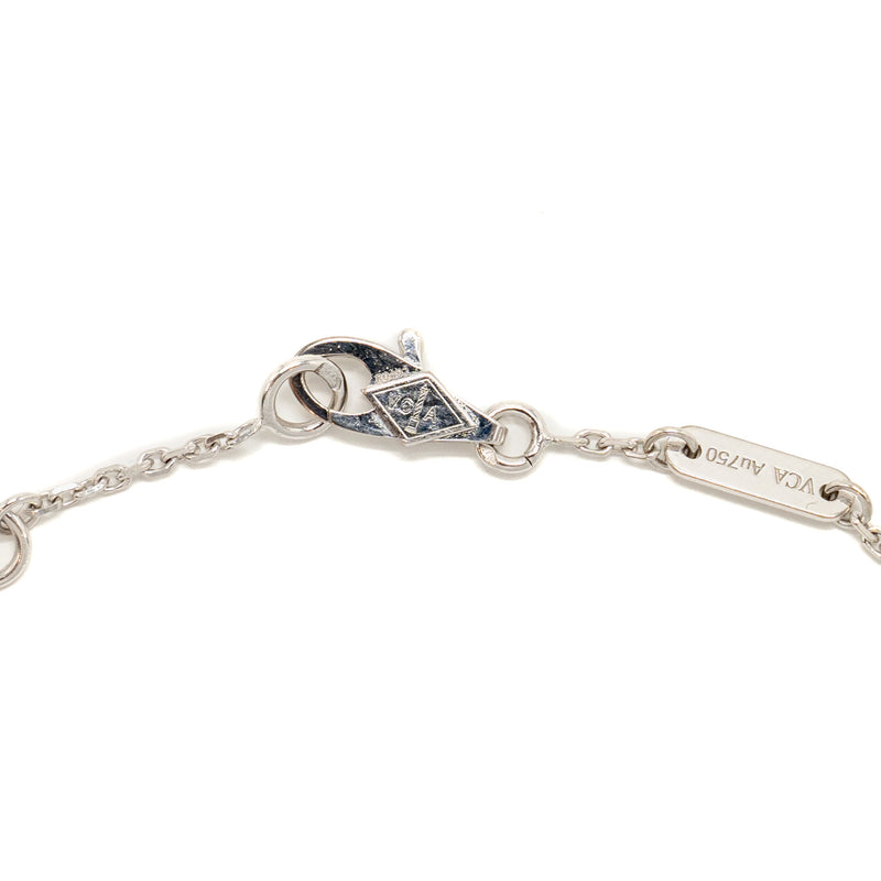 Van Cleef & Arpels Frivole Bracelet Mini Model White Gold, Diamond