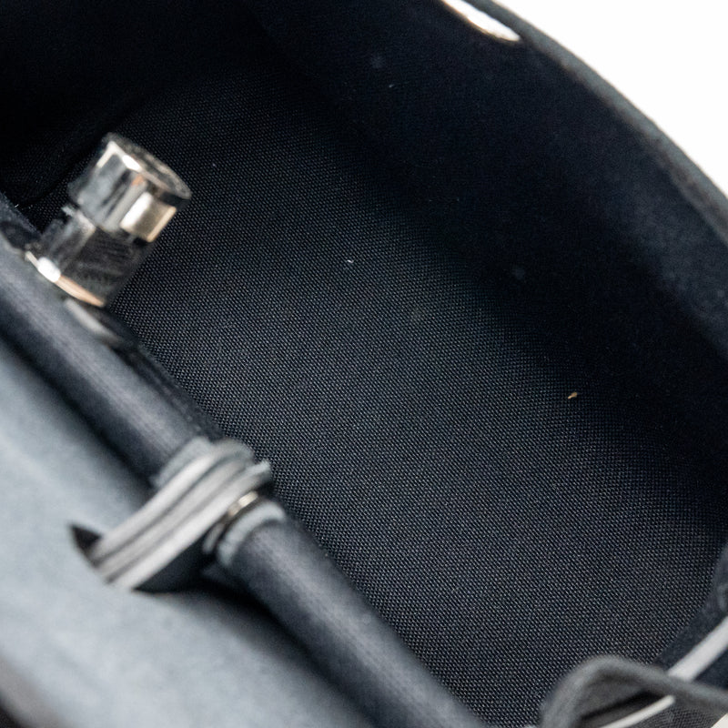 Hermes Herbag 31 Zip Bag canvas / hunter leather black SHW stamp B