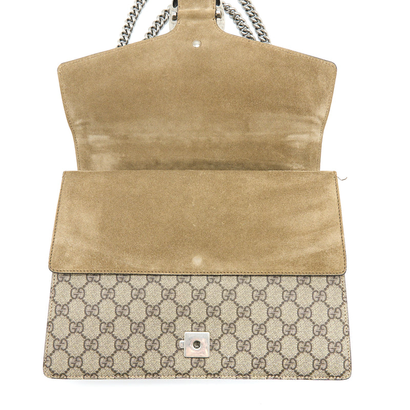 Gucci Dionysus Shoulder Bag GG Supreme Canvas/Suede SHW