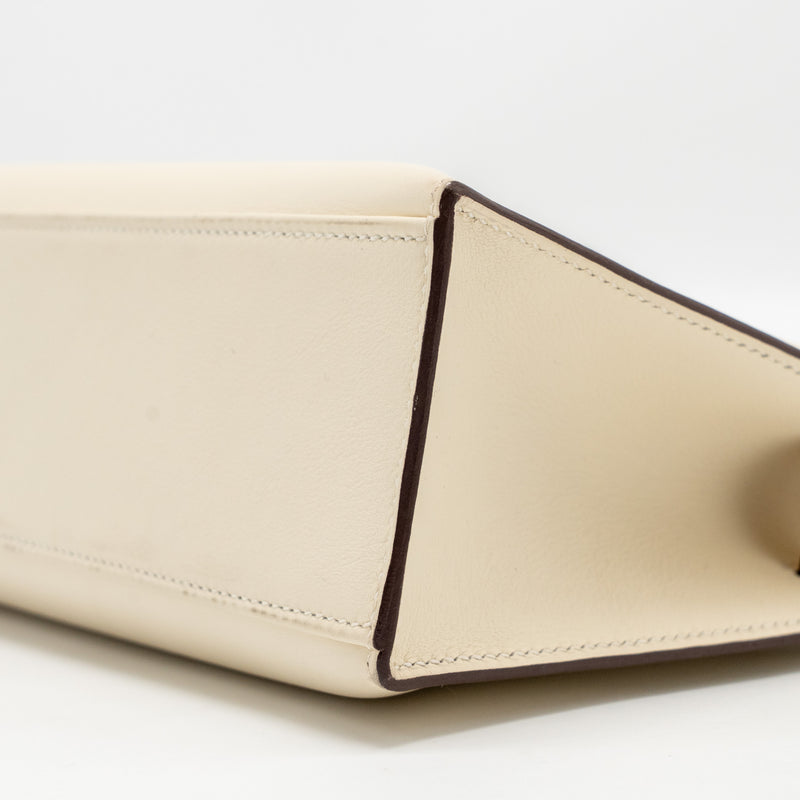 Hermes Kelly Pochette Swift Nata SHW stamp Z