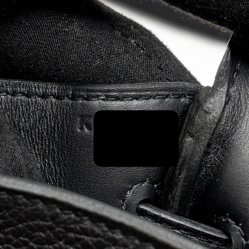Hermes Hac A Dos PM Backpack Togo SO Black Stamp K