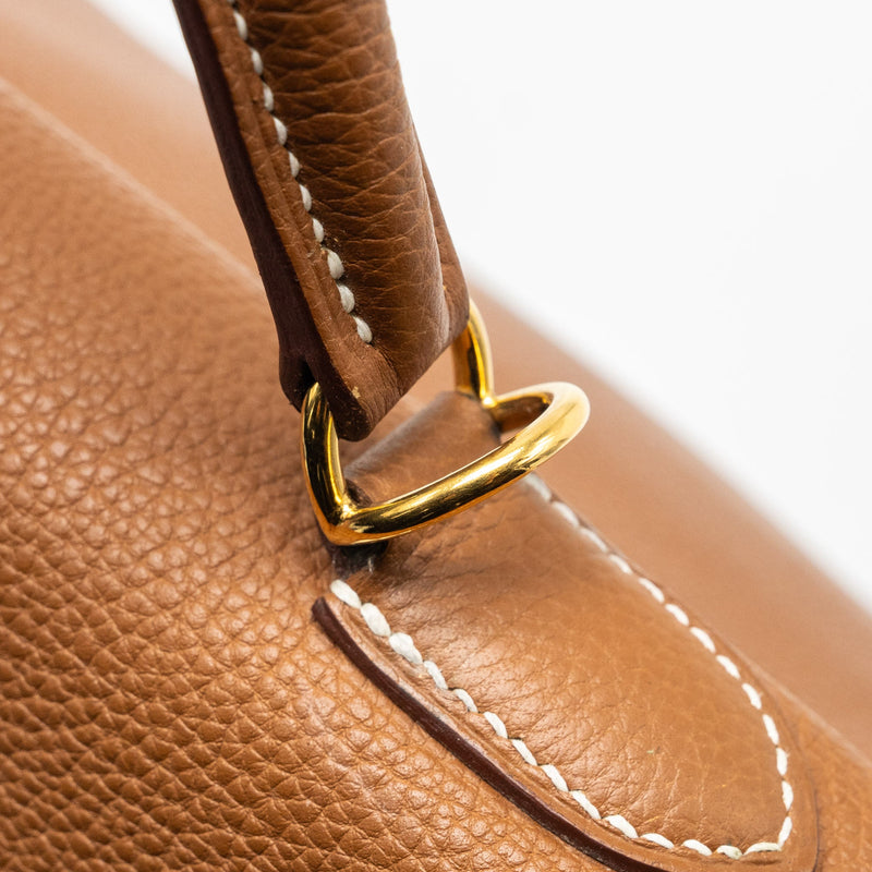 Hermes Kelly 28 Togo Gold GHW Stamp Y
