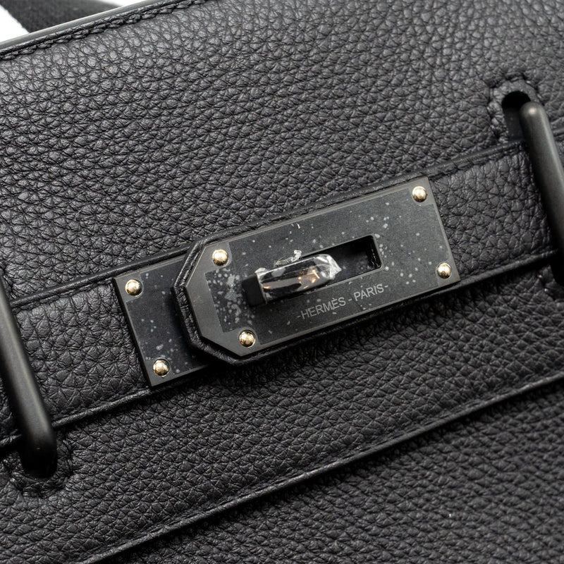 Hermes Hac A Dos PM Backpack Togo SO Black Stamp K
