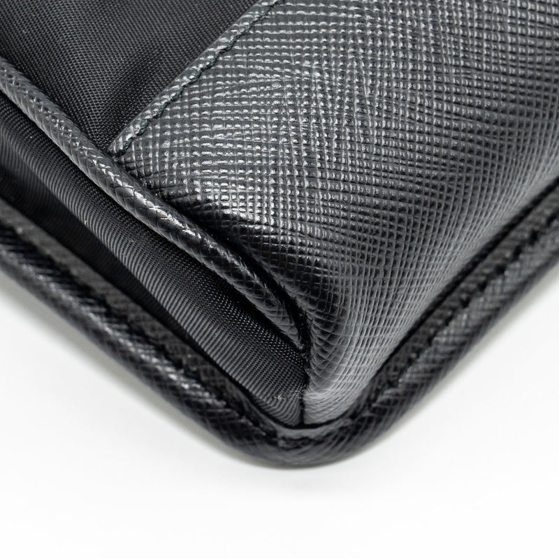 Prada Smartphone Case Re-Nylon and Saffiano leather black SHW