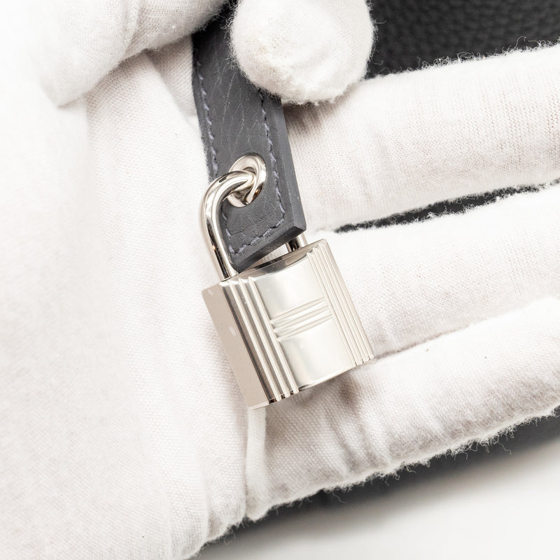 Hermes Picotin 18 Lock Bag Clemence Ardoise SHW Stamp W