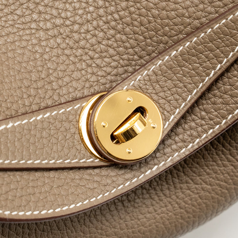 Hermes Lindy 26 Clemence Etoupe GHW stamp Z