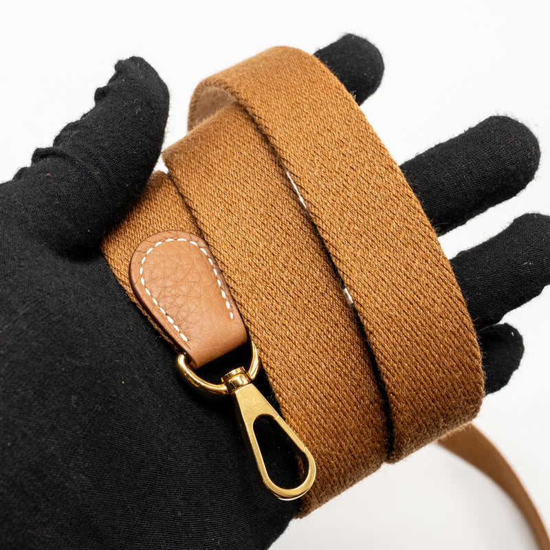 Hermes Mini Evelyne Clemence Gold GHW Stamp K