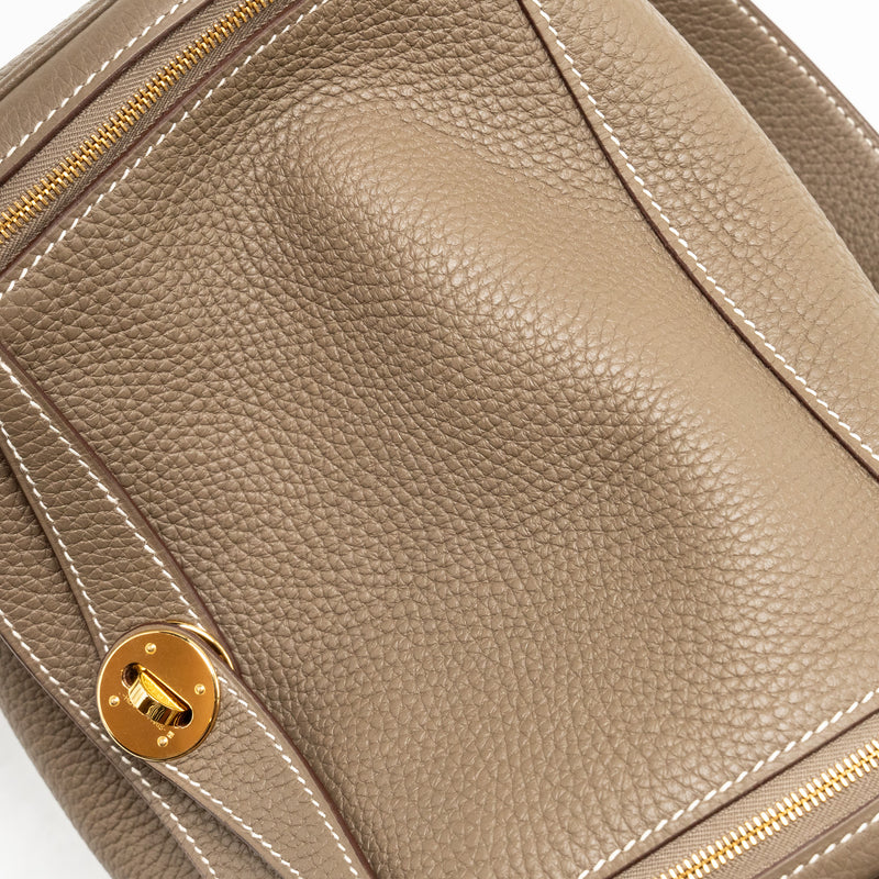 Hermes Lindy 26 Clemence Etoupe GHW stamp Z