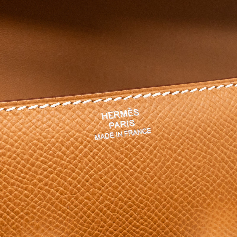 Hermes Constance Elan Epsom Gold SHW Stamp K