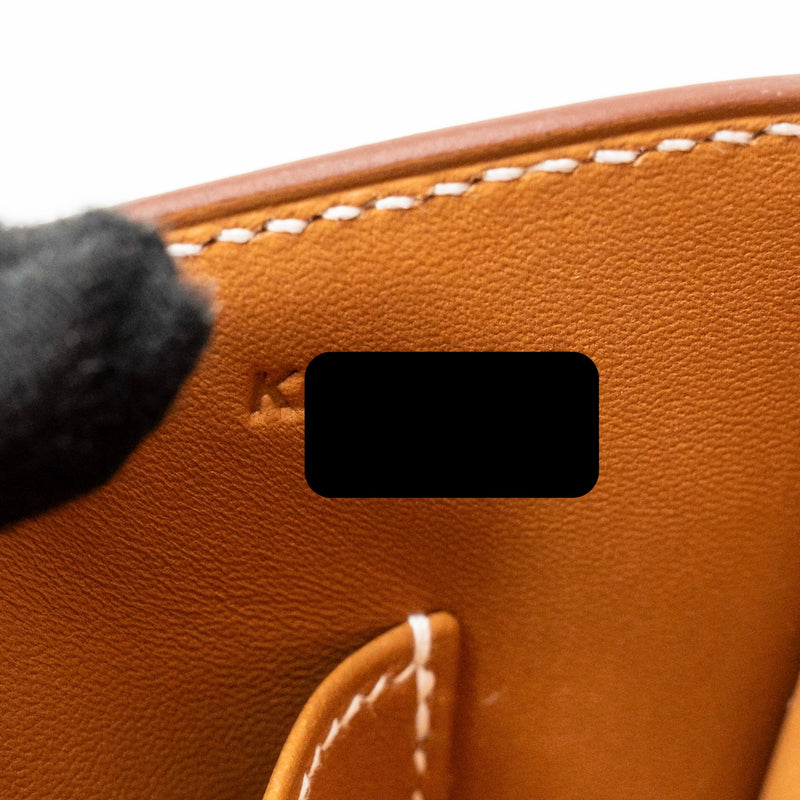 Hermes Constance Elan Epsom Gold SHW Stamp K